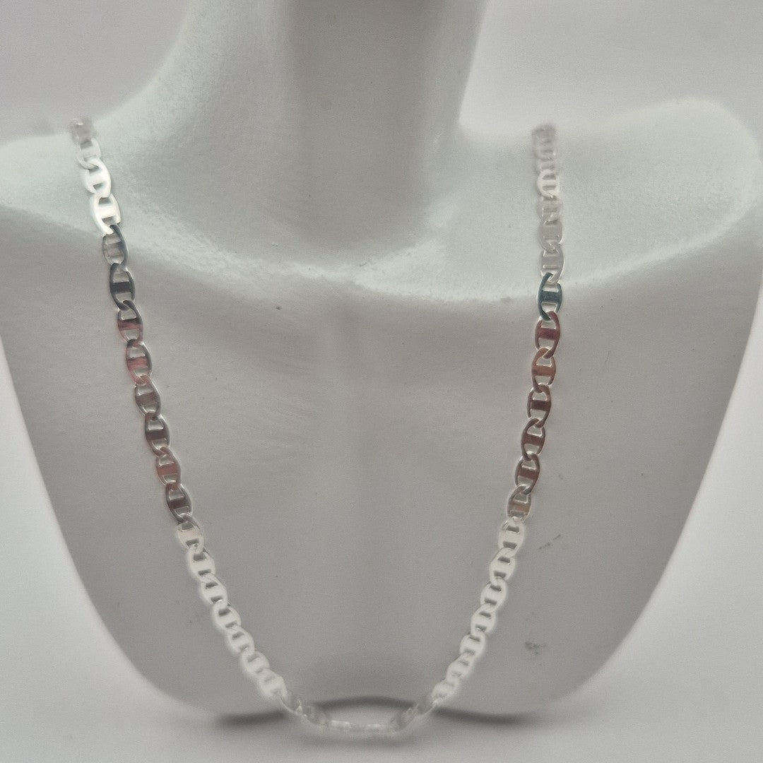 PULSERA TEJIDO TEJIDO ESPECIAL PLATA .925 18 CM 3.1 GR (NUEVO)