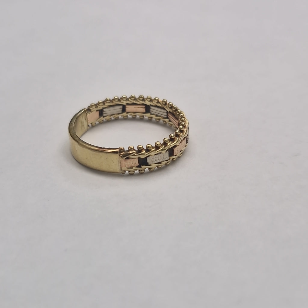 ANILLITO ORO, ORO COMBINADO 10 K 3.1 GRMS (SEMINUEVO)