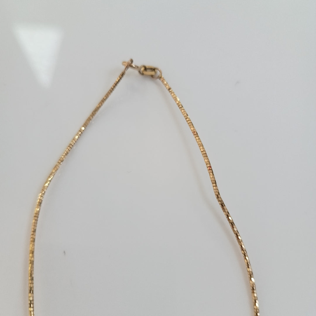 GARGANTILLA ORO COMBINADO 10 K 5.6 GRMS (SEMINUEVO)