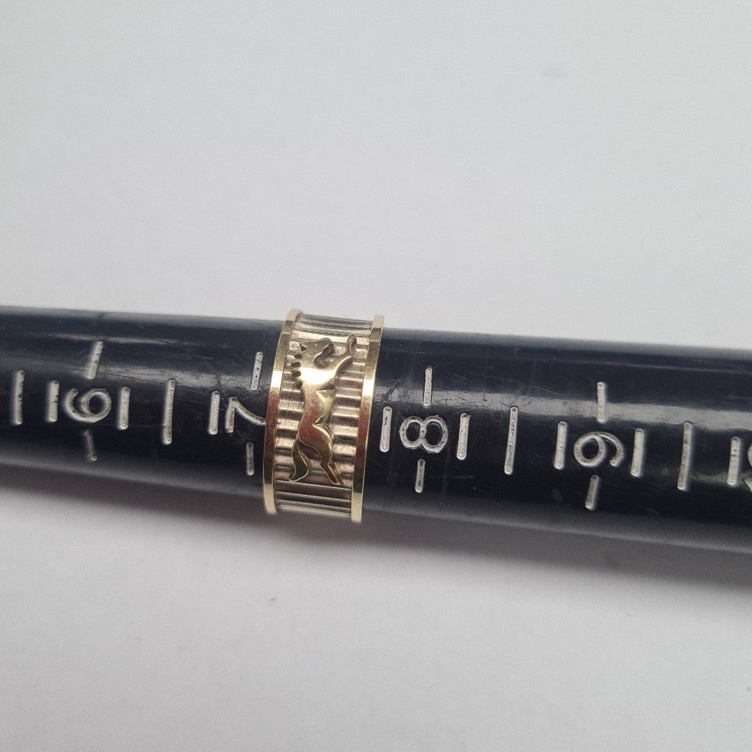 ARGOLLA ORO COMBINADO 14 K 3.3 GRMS (SEMINUEVO)