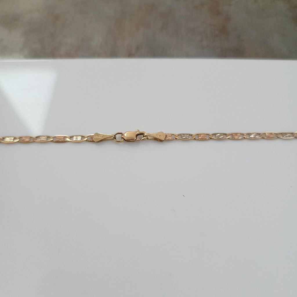CADENA ORO COMBINADO 10 K 6.3 GRMS (SEMINUEVO)