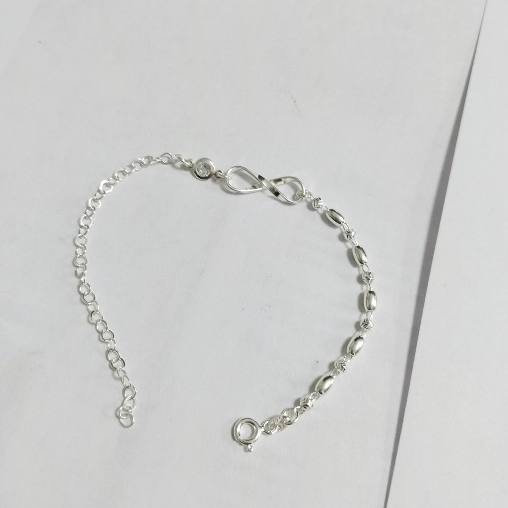 PULSERA TEJIDO ESPECIAL PLATA .925 18 CM 2.6 GR (NUEVO)