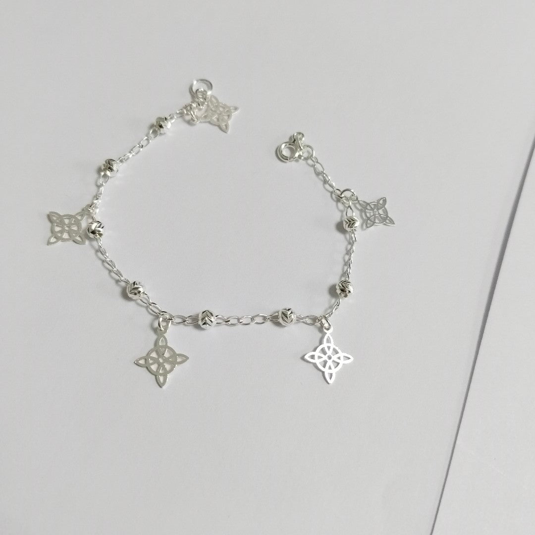 PULSERA TEJIDO ESPECIAL PLATA .925 18 CM 3.2 GR (NUEVO)