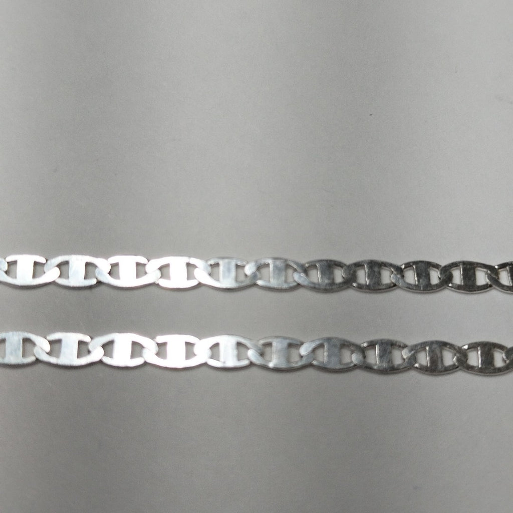 CADENA TEJIDO ESPEJO PLATA .925 60 CM 4.3 GR (NUEVO)