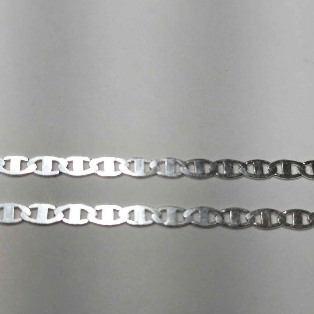 CADENA TEJIDO ESPEJO PLATA .925 60 CM 4.3 GR (NUEVO)