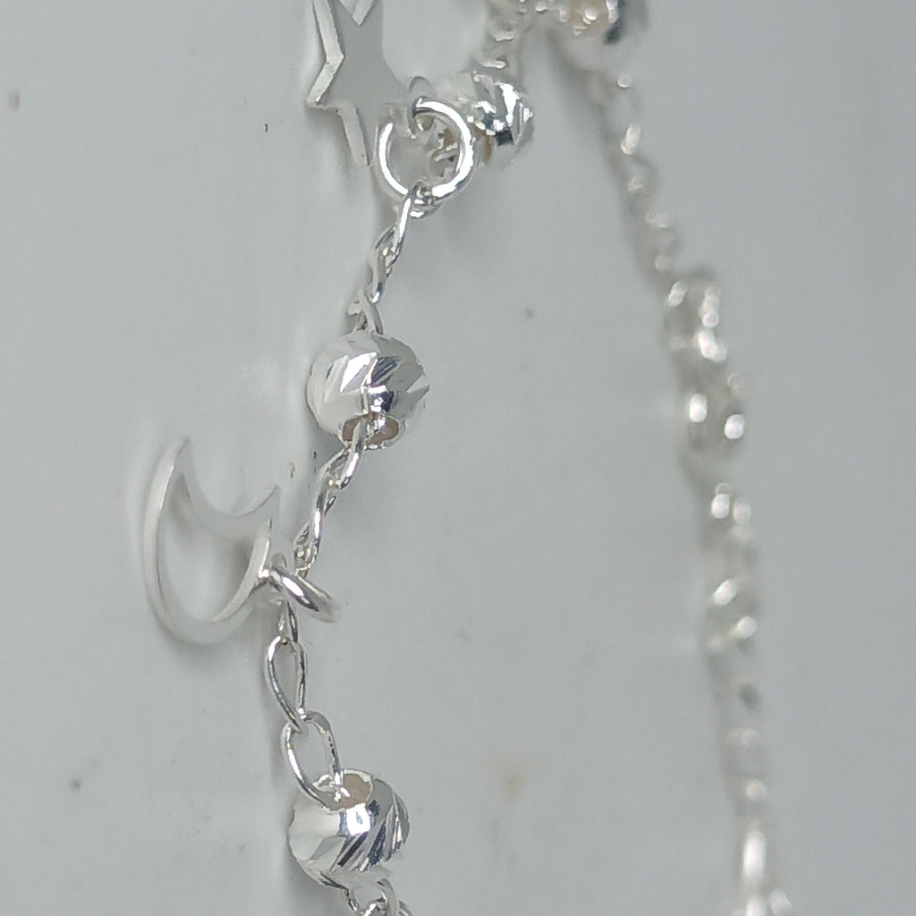 PULSERA TEJIDO TEJIDO ESPECIAL PLATA .925 18 CM 3.1 GR (NUEVO)