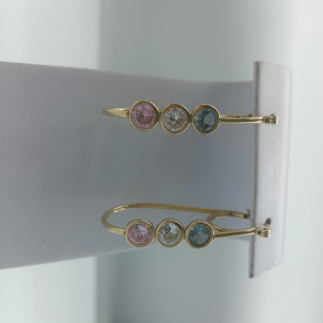 ARETES PAR ORO 10 K 4.4 GRMS (SEMINUEVO)
