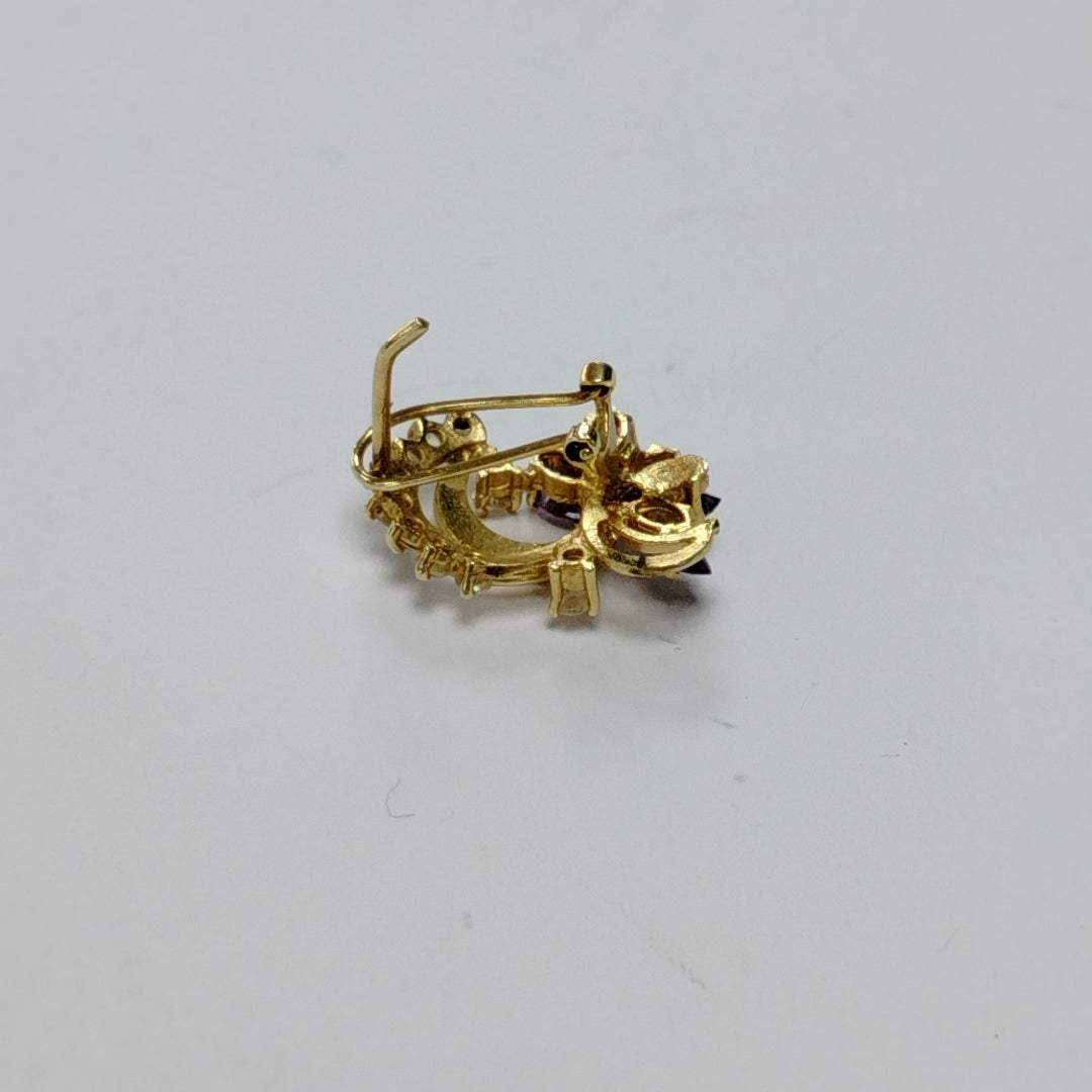 ARETES PAR ORO 14 K 5.5 GRMS (SEMINUEVO)