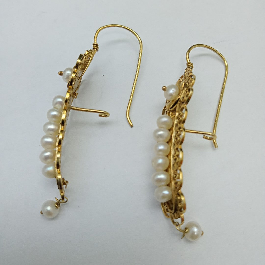 ARETES PAR ORO 8 K 3,50 GRMS (SEMINUEVO)