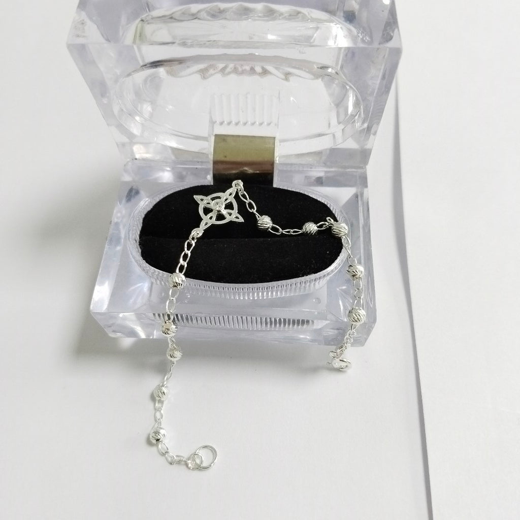 PULSERA TEJIDO ESPECIAL PLATA .925 18 CM 2.9 GR (NUEVO)