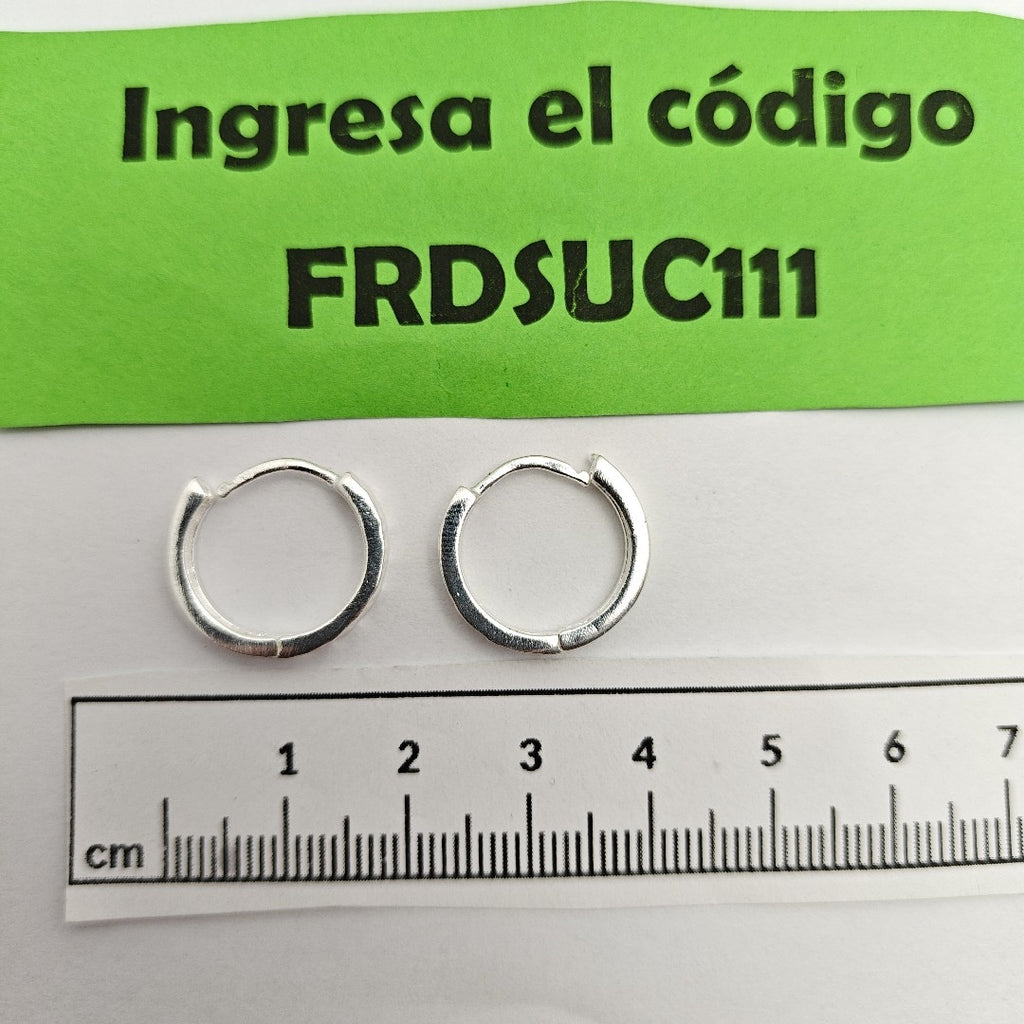 ARRACADAS LABRADAS PLATA .925 3.2 GR (NUEVO)