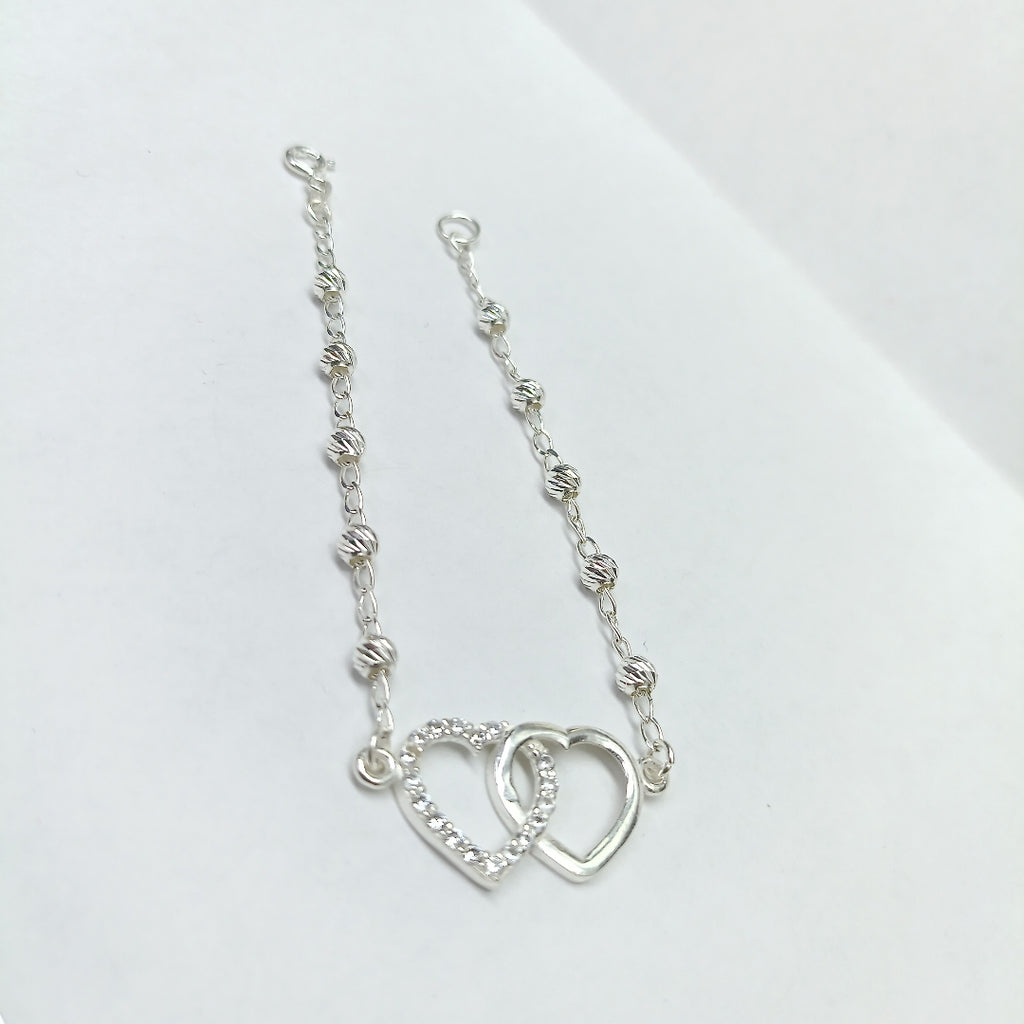 PULSERA TEJIDO TEJIDO ESPECIAL PLATA .925 18 CM 3.9 GR (NUEVO)