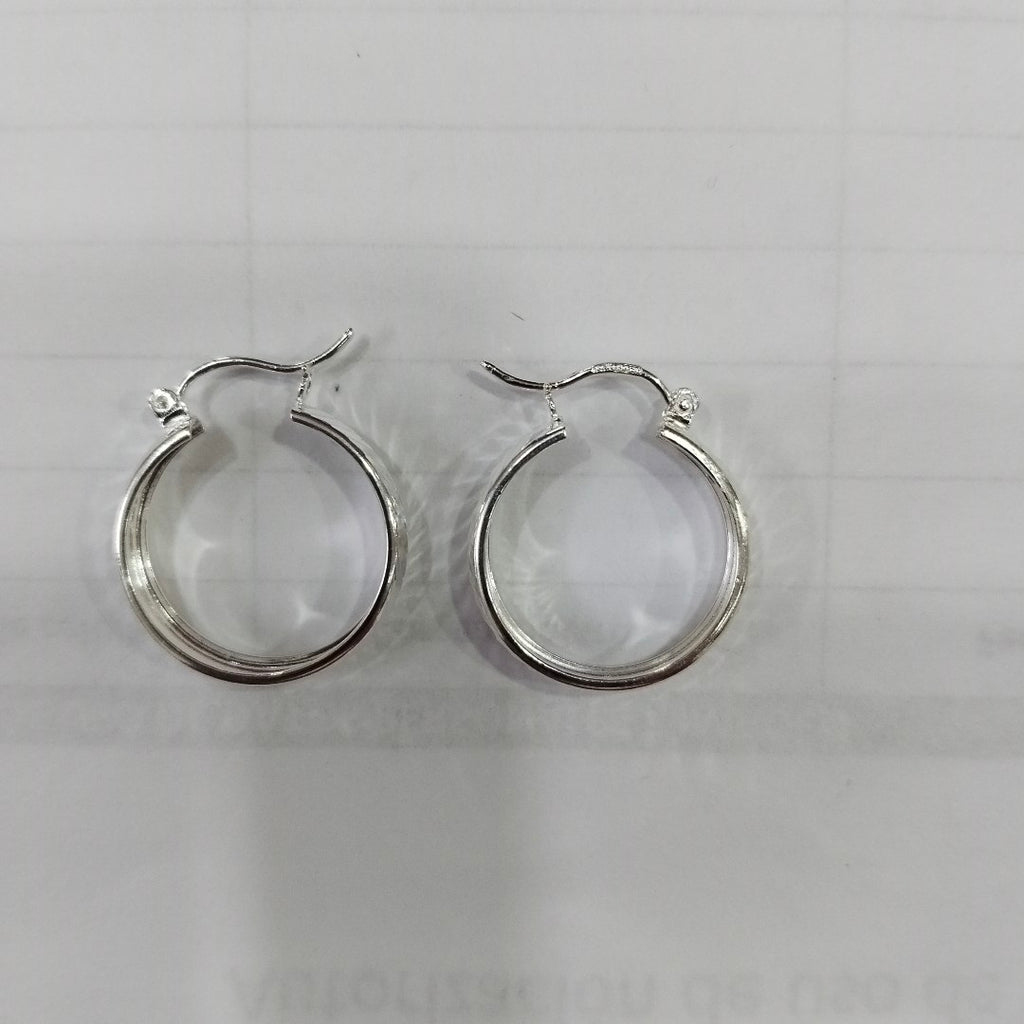 PAR ARRACADAS LABRADAS PLATA .925 2.2 GR (NUEVO)