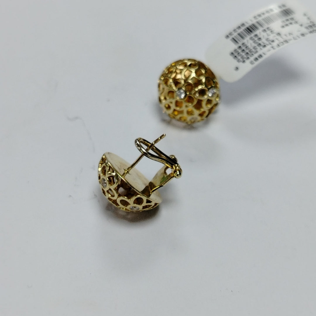 ARETES PAR ORO 14 K 6,00 GRMS (SEMINUEVO)