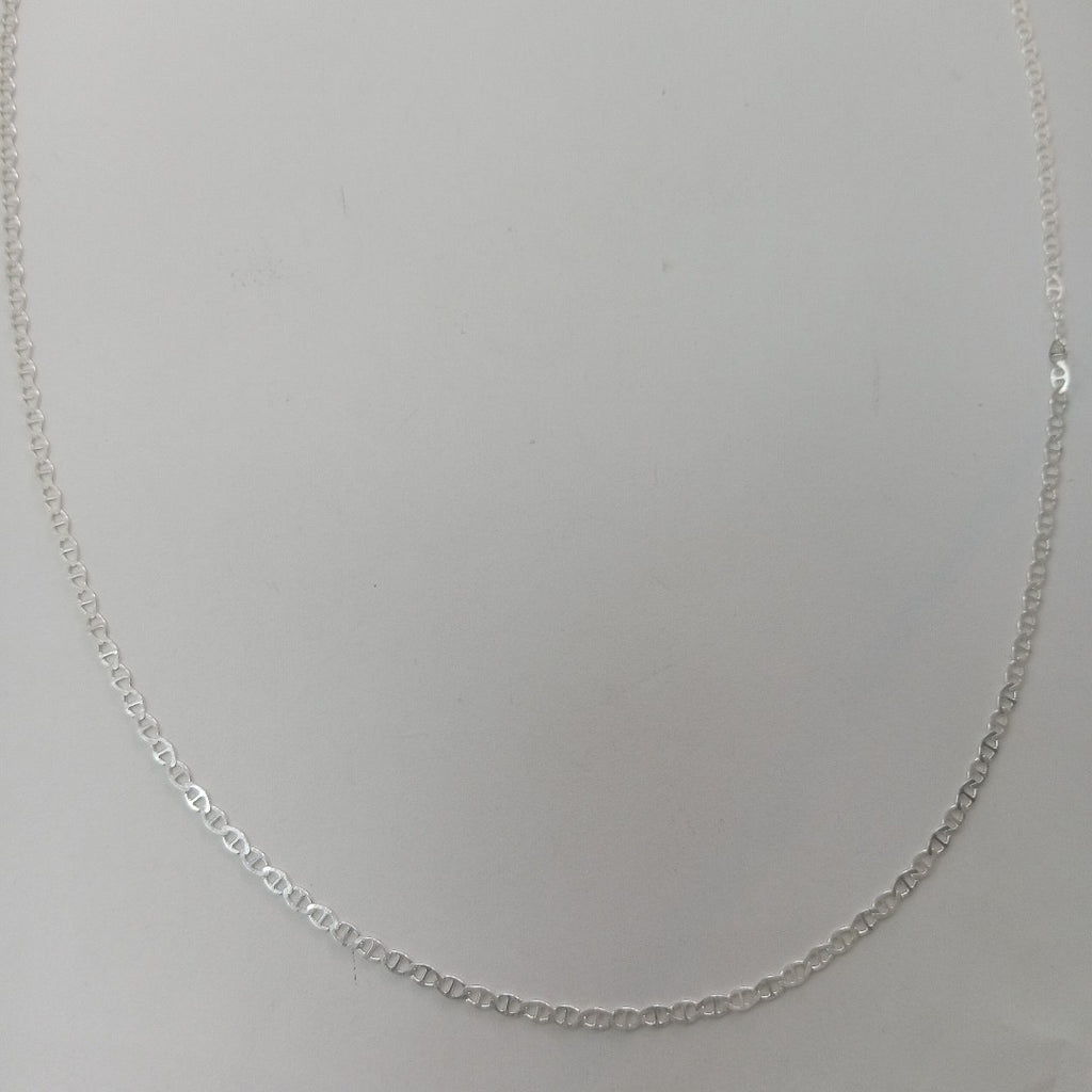 CADENA TEJIDO GUCHI PLATA .925 60 CM 3.7 GR (NUEVO)