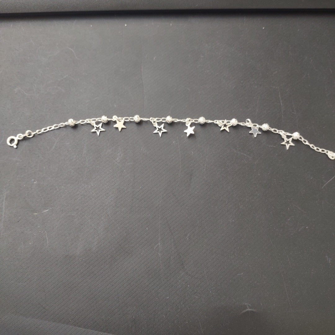PULSERA TEJIDO ESPECIAL PLATA .925 18 CM 3.1 GR (NUEVO)