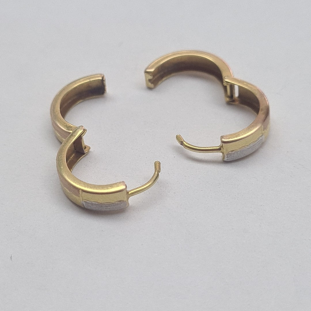 ARRACADAS PAR ORO 14 K 1.6 GRMS (SEMINUEVO)