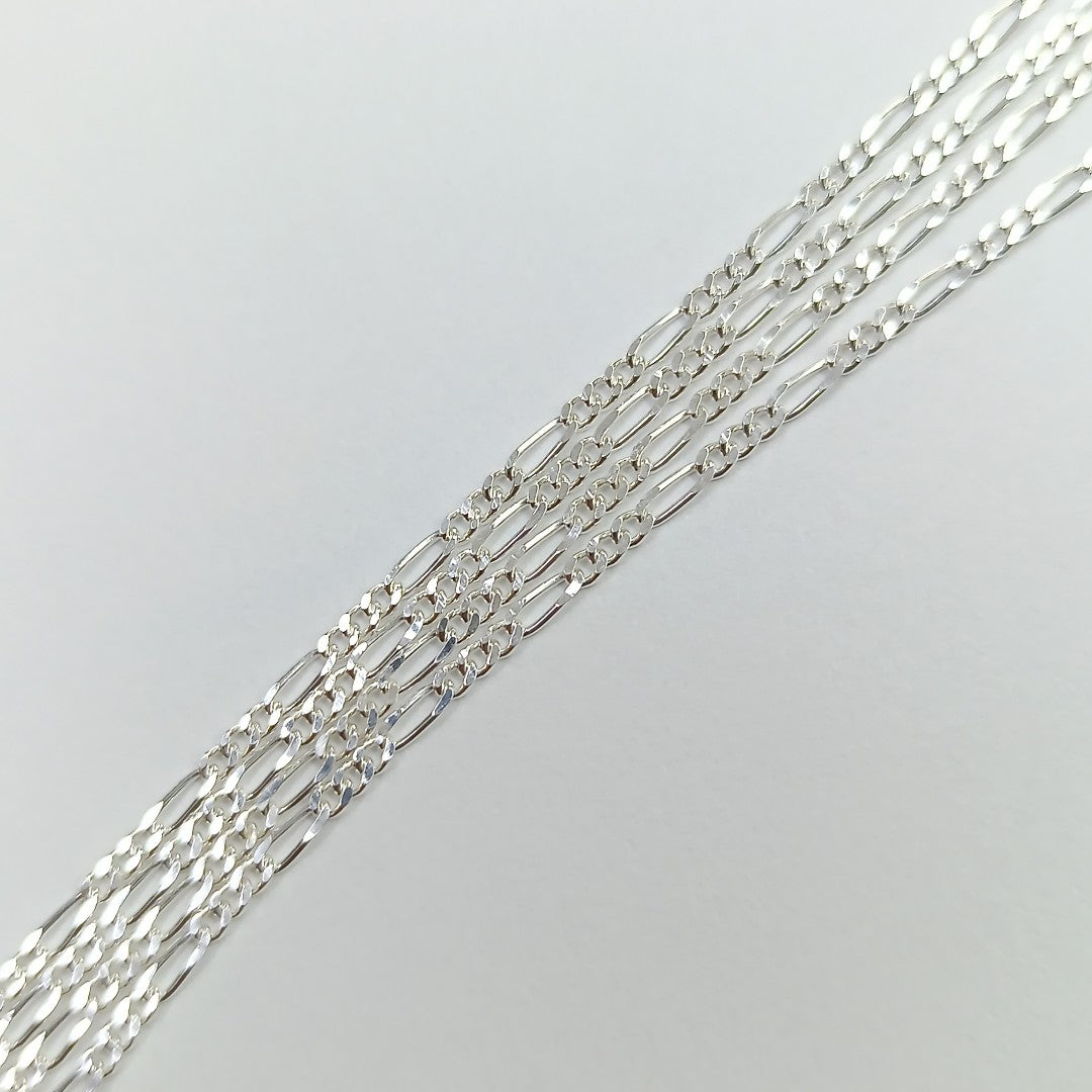 CADENA TEJIDO 3X1 PLATA .925 55 CM 2.2 GR (NUEVO)