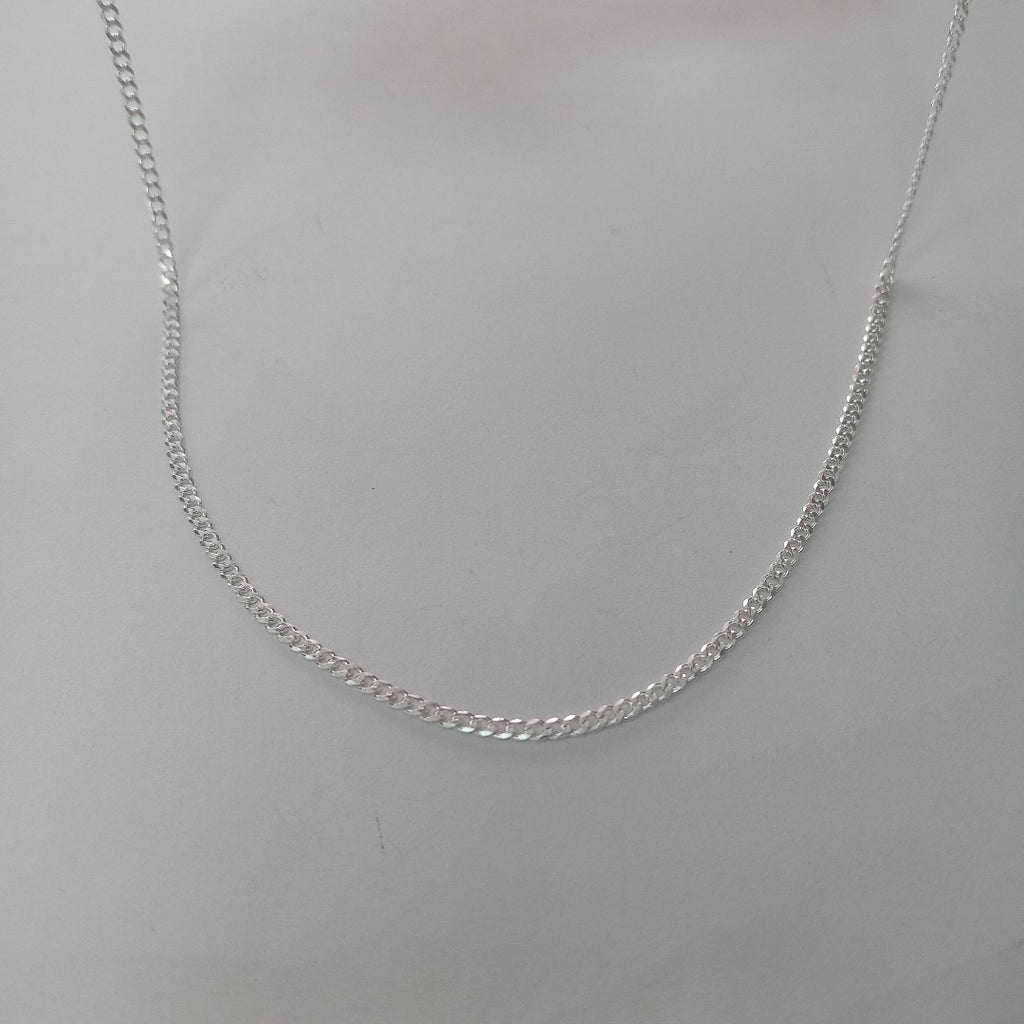 CADENA TEJIDO BARBADO PLATA .925 55 CM 5.3 GR (NUEVO)