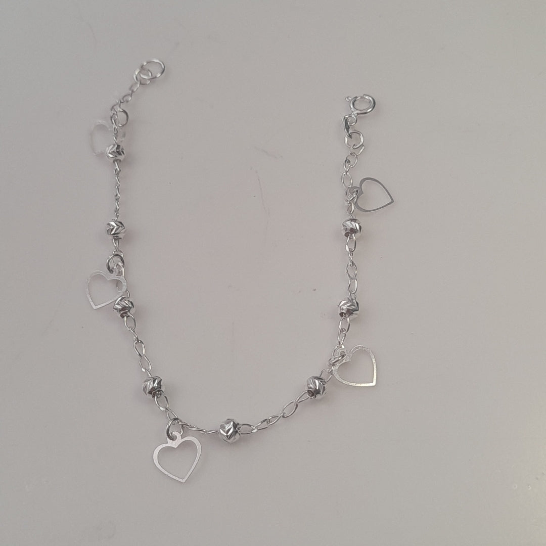 PULSERA TEJIDO ESPECIAL PLATA .925 18 CM 2.6 GR (NUEVO)