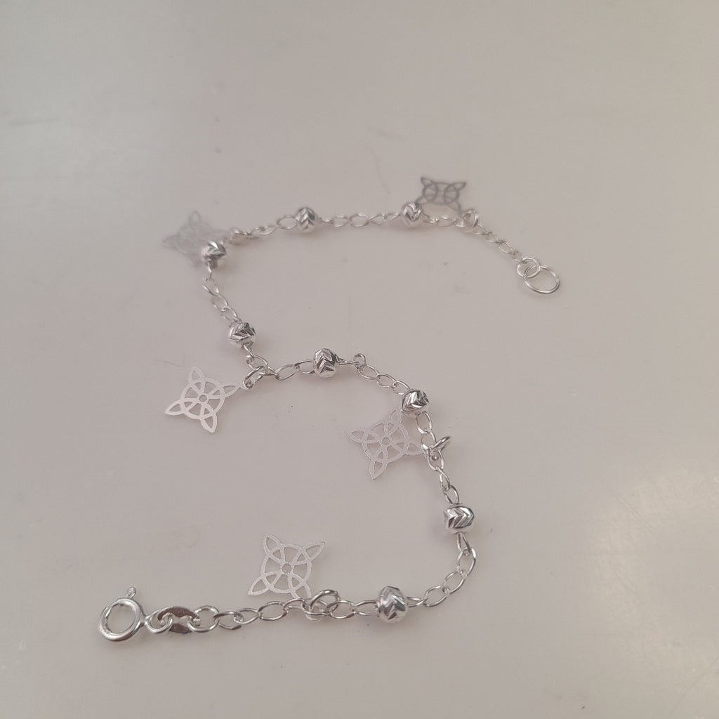 PULSERA TEJIDO ESPECIAL PLATA .925 18 CM 3.1 GR (NUEVO)