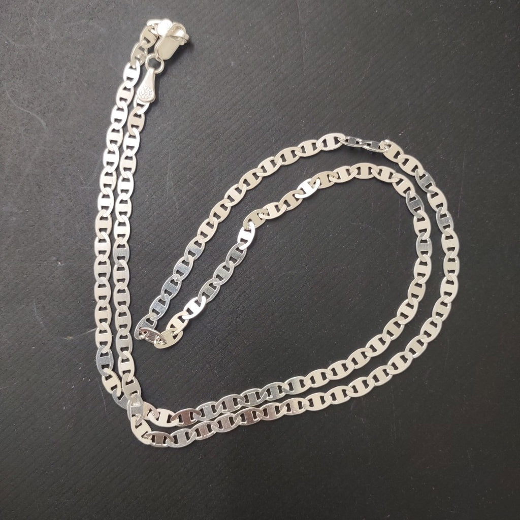 CADENA TEJIDO GUCHI PLATA .925 55 CM 8.6 GR (NUEVO)