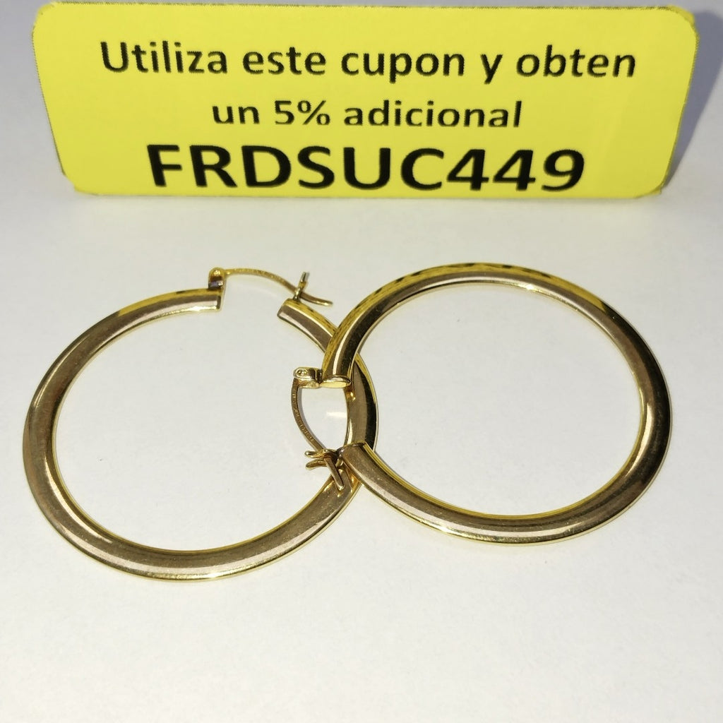 ARETES PAR ORO 10 K 4.1 GRMS (SEMINUEVO)