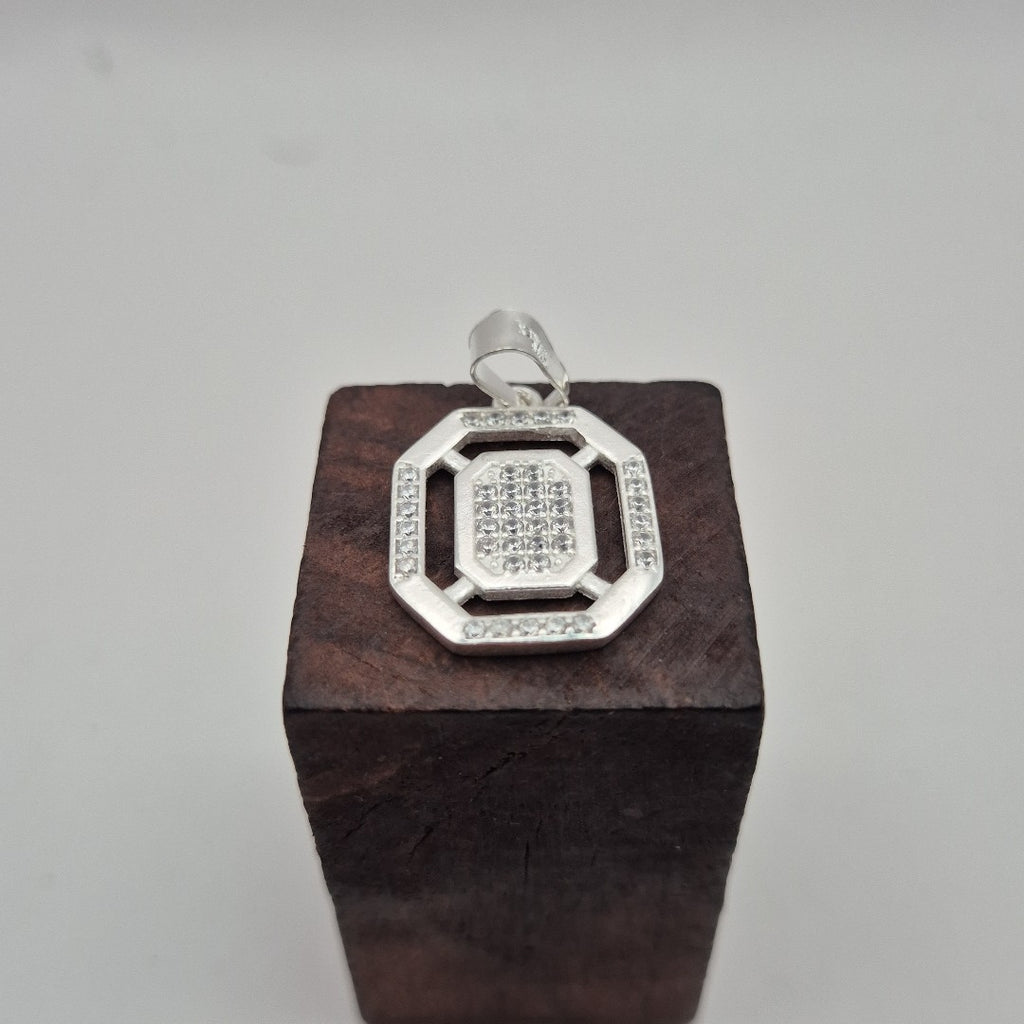 DIJE C/CIRCONIAS PLATA .925 3.5 GR (NUEVO)