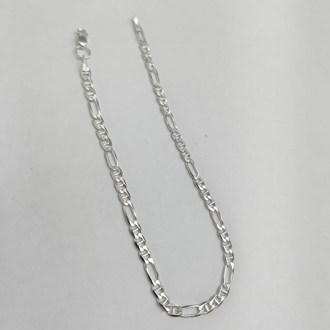 PULSERA TEJIDO 3X1 PLATA .925 16 CM 3.1 GR (NUEVO)