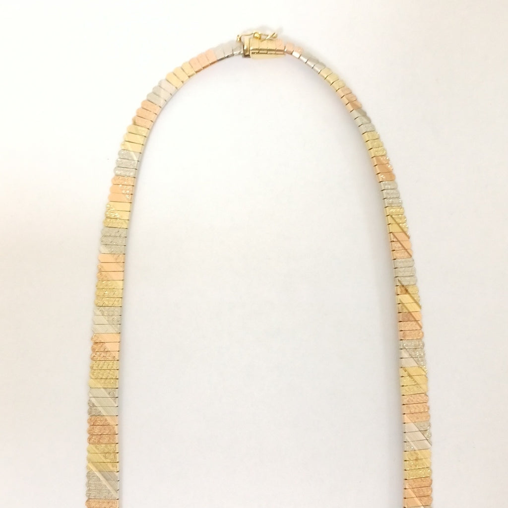 GARGANTILLA ORO,ORO COMBINADO 14 K 24,60 GRMS (SEMINUEVO)
