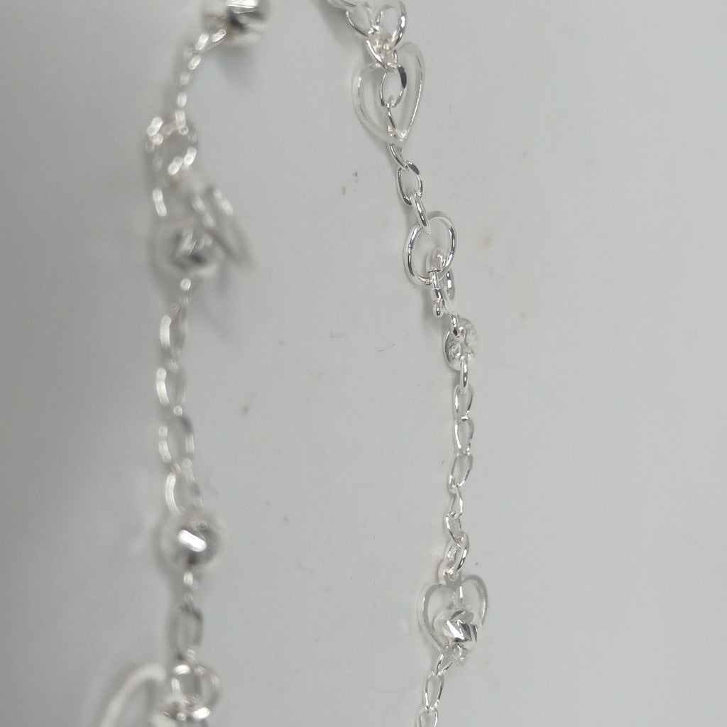 PULSERA TEJIDO ESPECIAL PLATA .925 18 CM 2.7 GR (NUEVO)