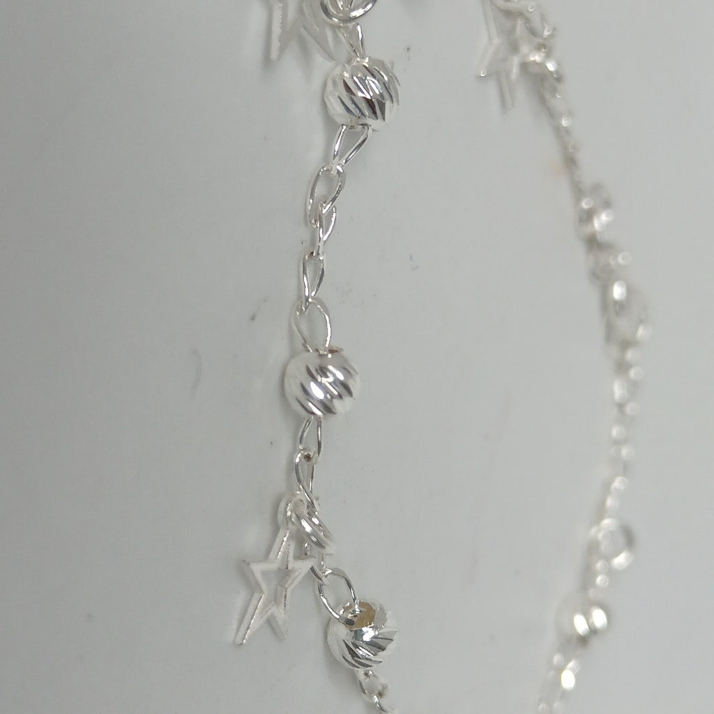 PULSERA TEJIDO ESPECIAL PLATA .925 18 CM 2.7 GR (NUEVO)