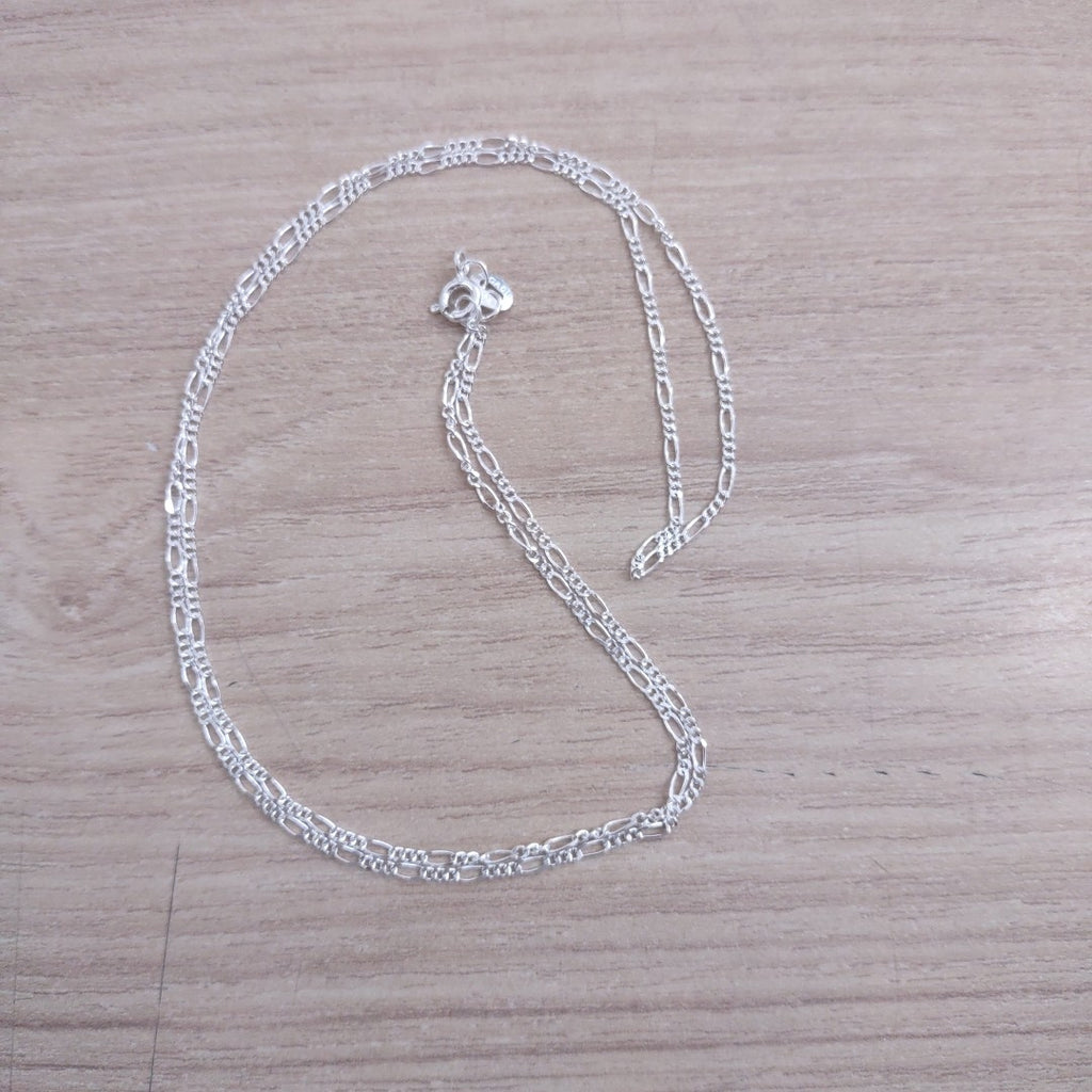CADENA TEJIDO 3X1 PLATA .925 55 CM 2.3 GR (NUEVO)