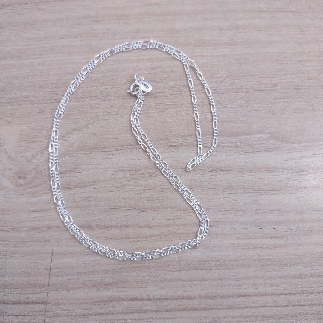 CADENA TEJIDO 3X1 PLATA .925 55 CM 2.3 GR (NUEVO)