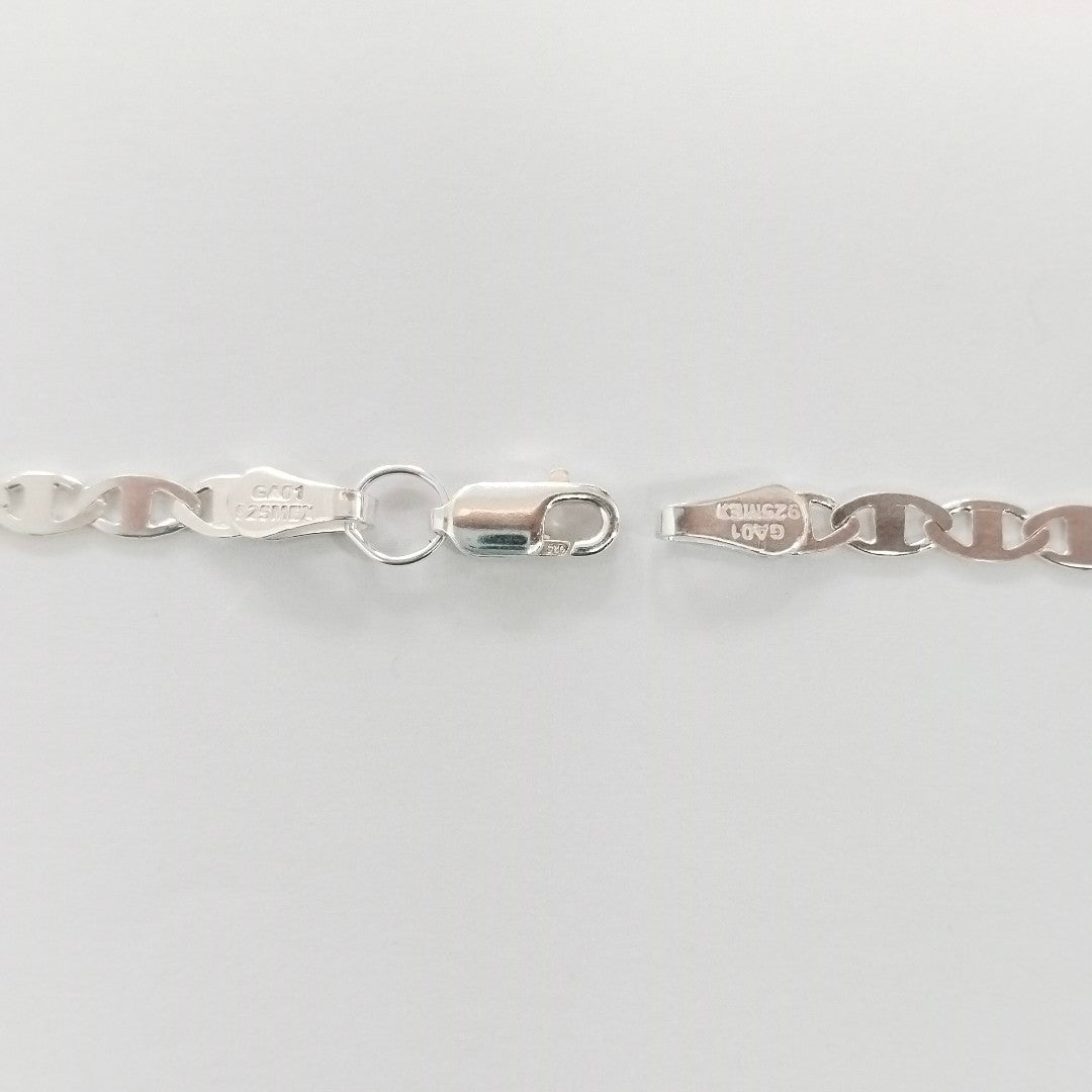 CADENA TEJIDO GUCHI PLATA .925 60 CM 9 GR (NUEVO)