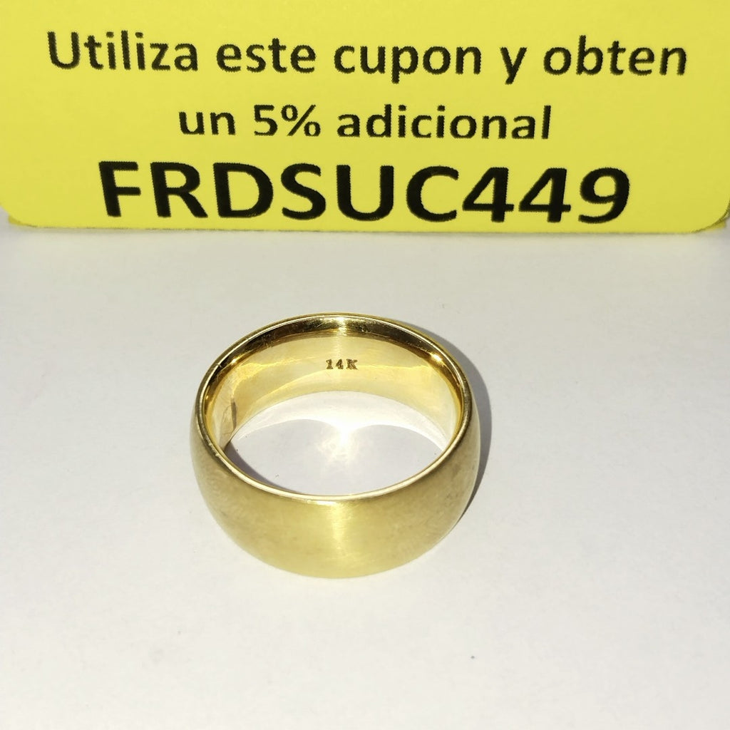 ARGOLLA ORO 14 K 16.2 GRMS (SEMINUEVO)