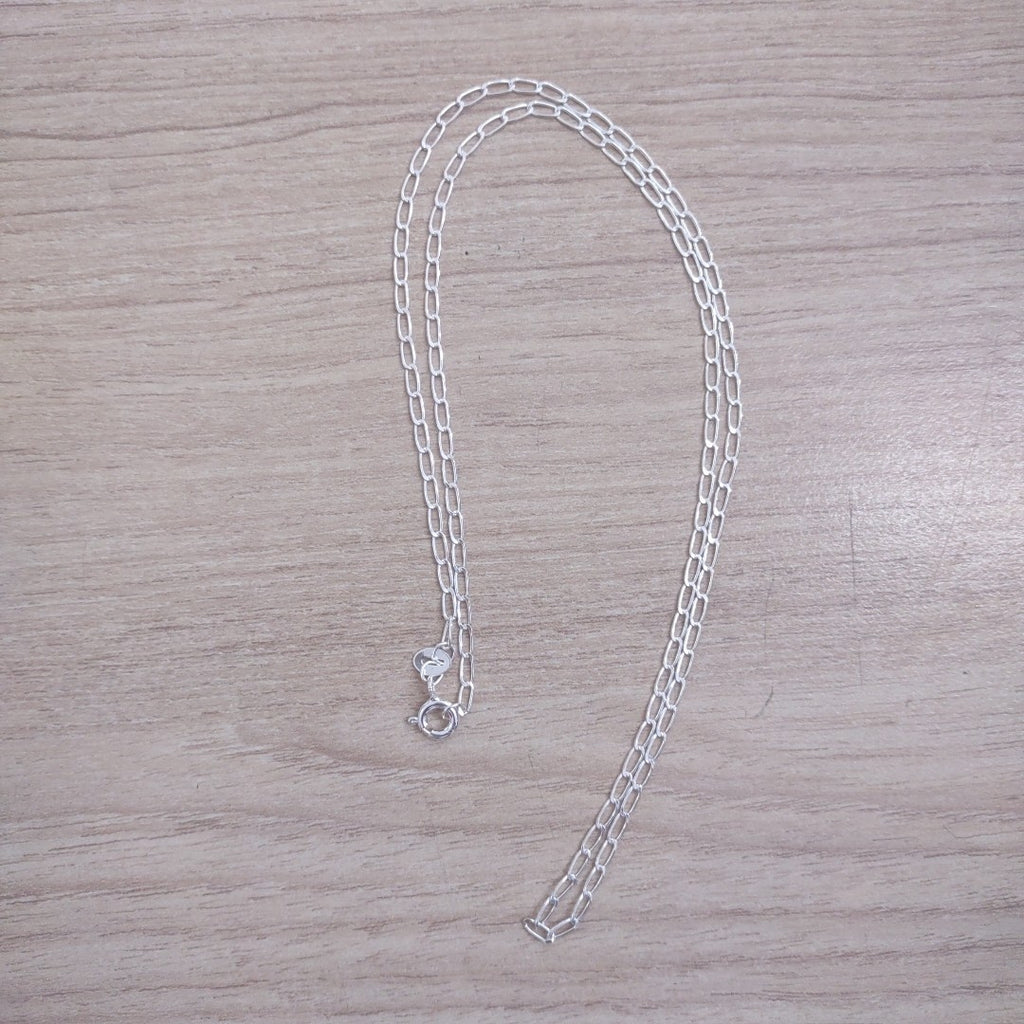 CADENA TEJIDO ESLABONES PLATA .925 50 CM 2.6 GR (NUEVO)
