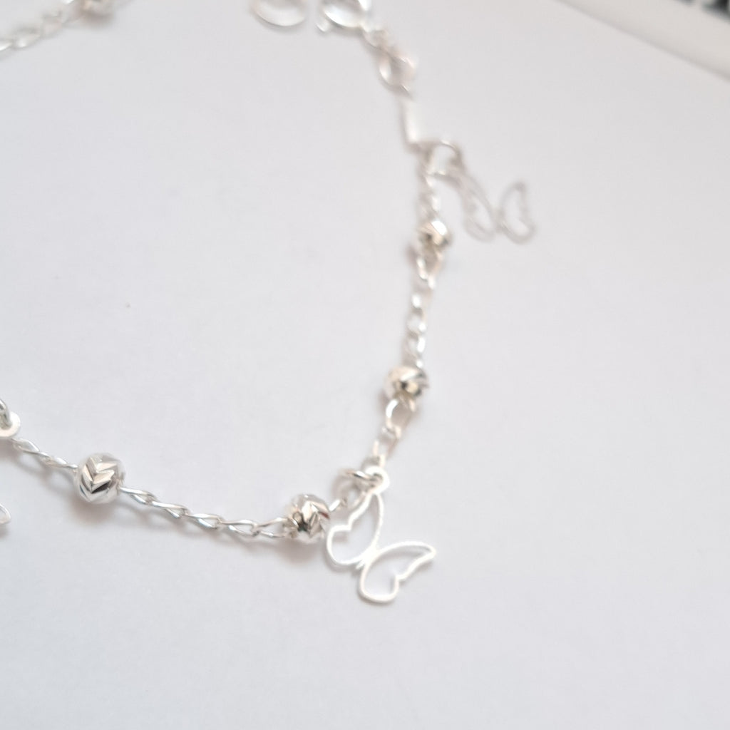 PULSERA TEJIDO ESPECIAL PLATA .925 18 CM 2.8 GR (NUEVO)