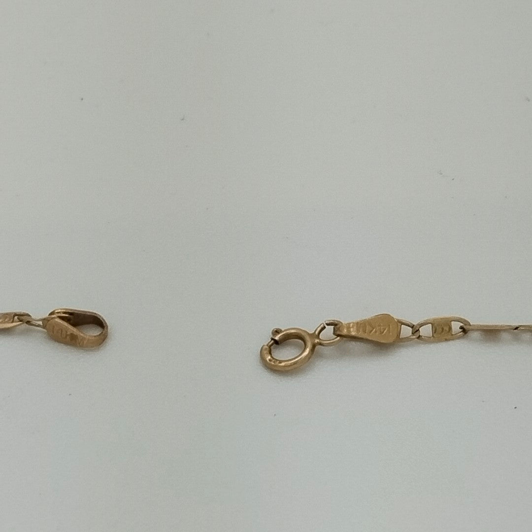 CADENA ORO 14 K 2,70 GRMS (SEMINUEVO)