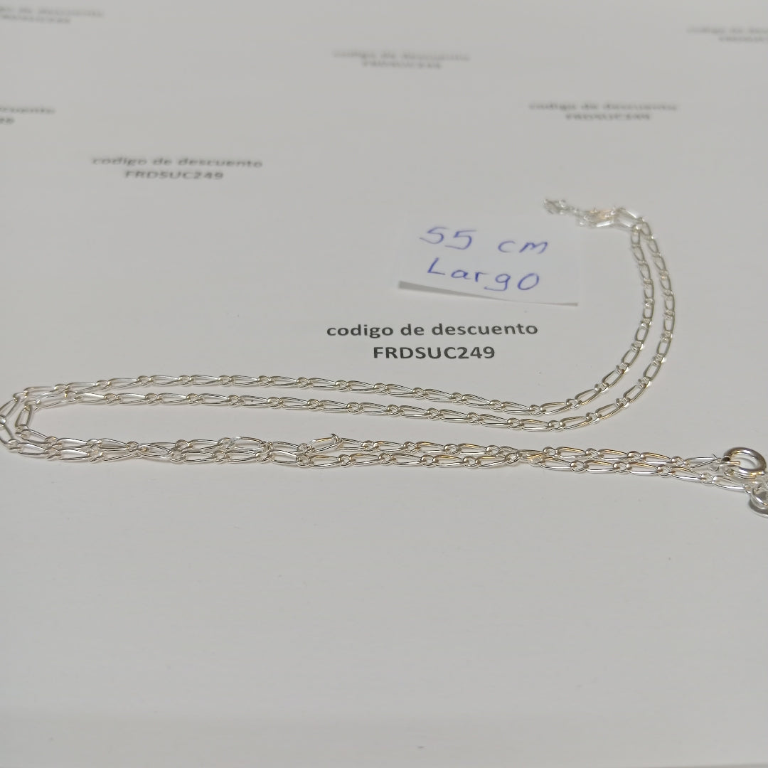 CADENA TEJIDO 1X1 PLATA .925 55 CM 3.2 GR (NUEVO)