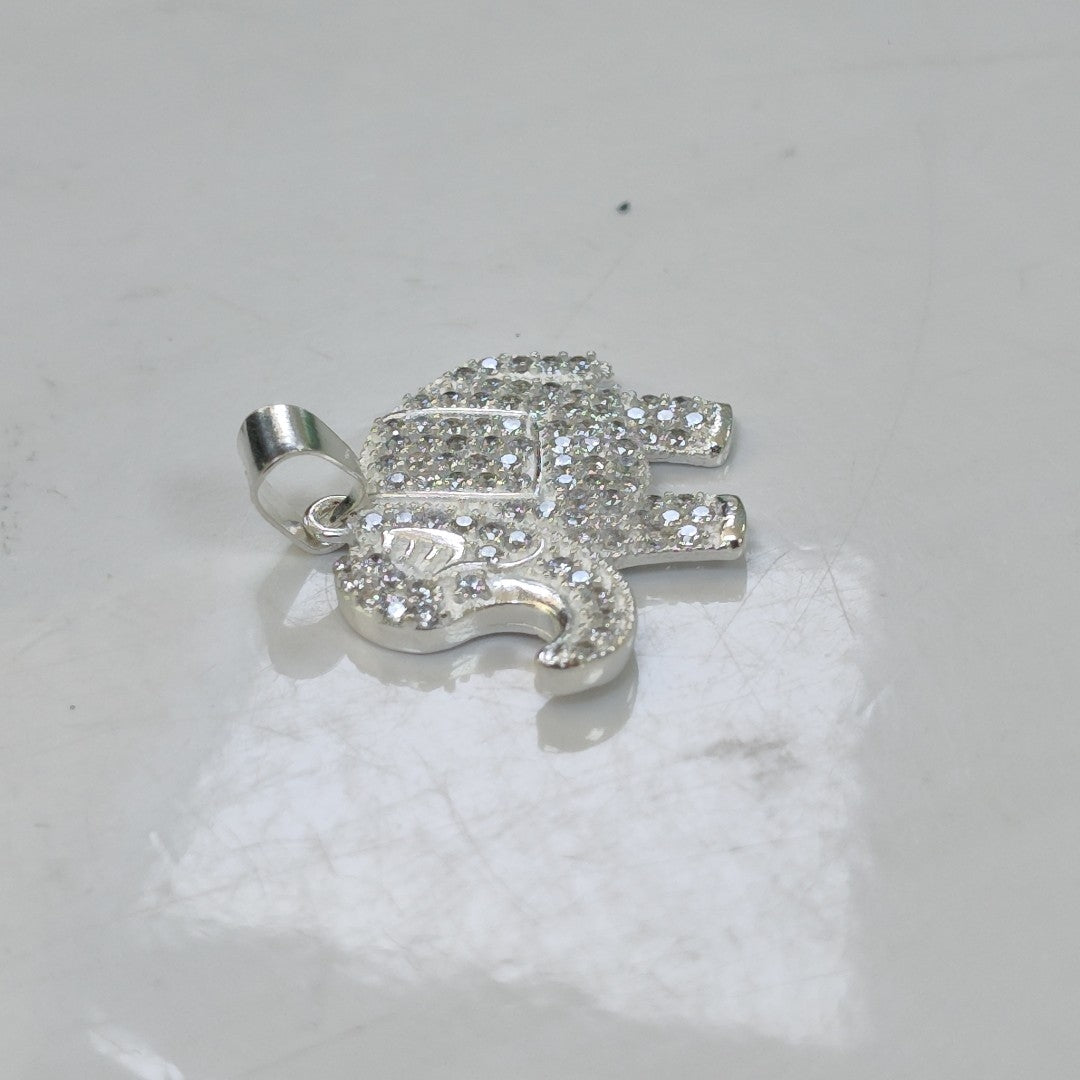 DIJE ELEFANTE C/CIRCONIAS PLATA .925 5.2 GR (NUEVO)