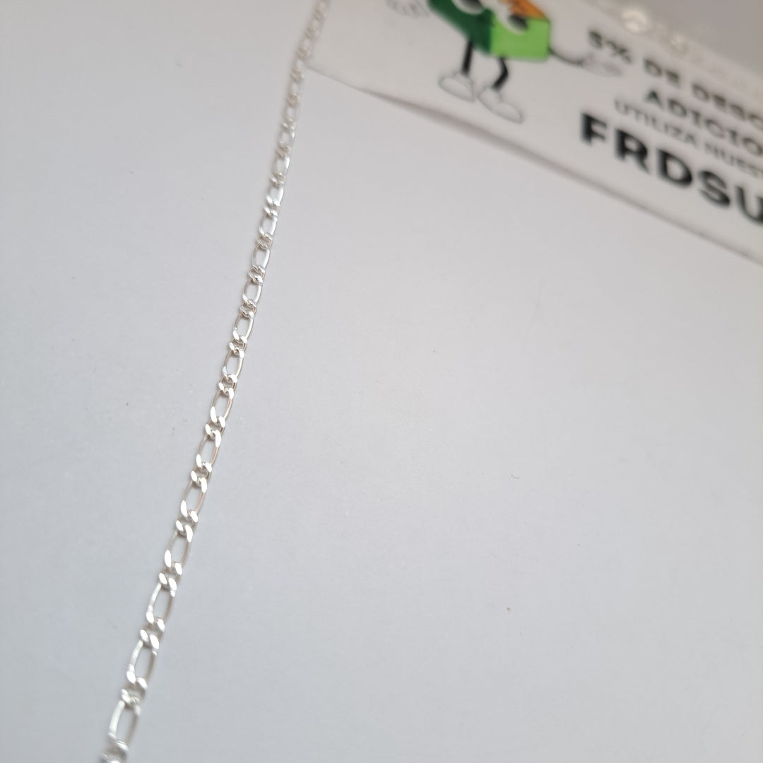CADENA TEJIDO 1X1 PLATA .925 55 CM 3.3 GR (NUEVO)