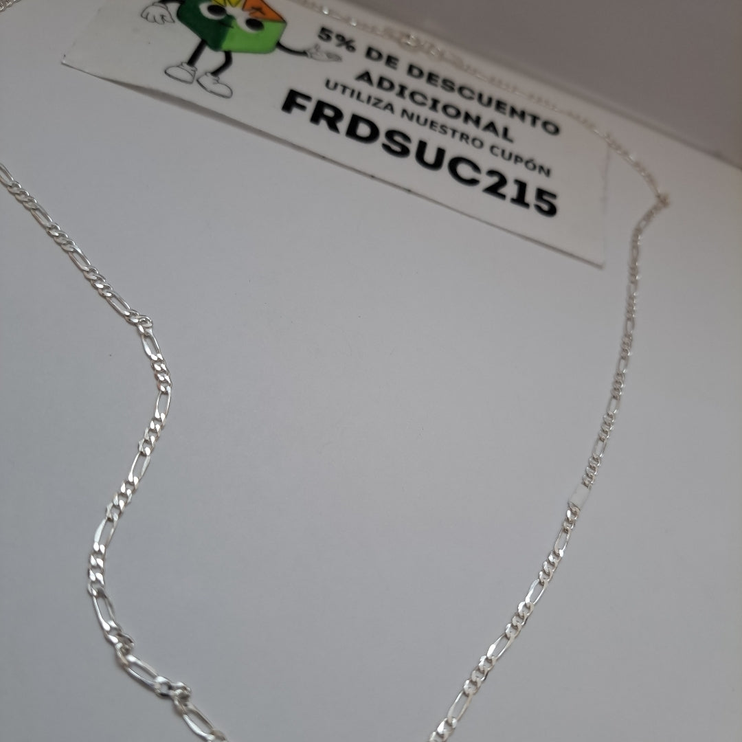 CADENA TEJIDO 3X1 PLATA .925 55 CM 4.3 GR (NUEVO)