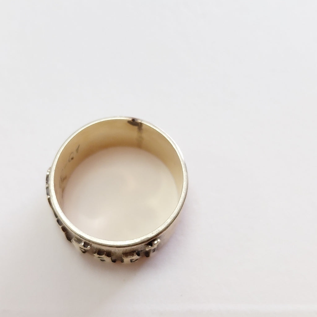 ANILLO ORO 14 K 6.4 GRMS (SEMINUEVO)