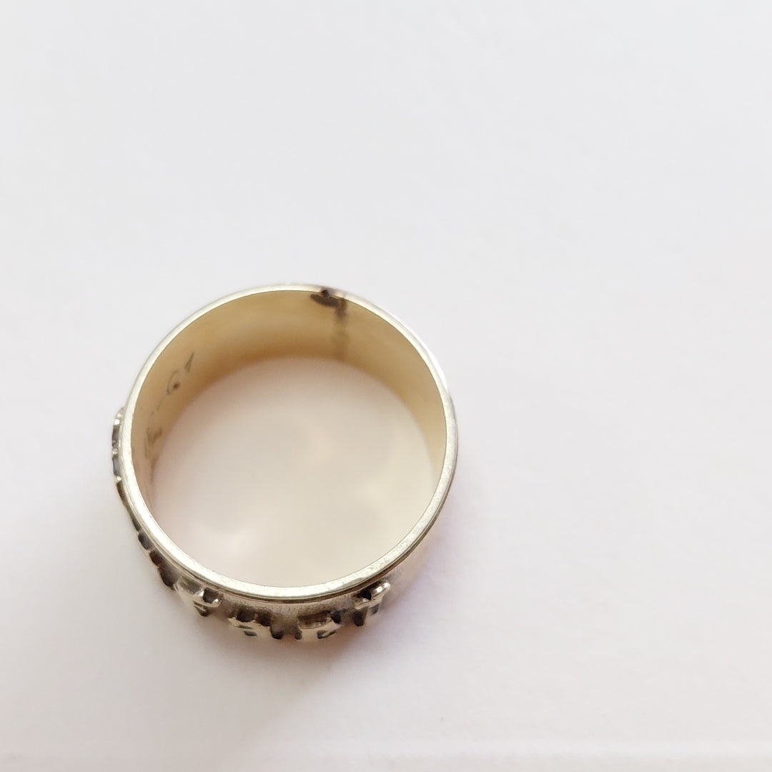 ANILLO ORO 14 K 6.4 GRMS (SEMINUEVO)