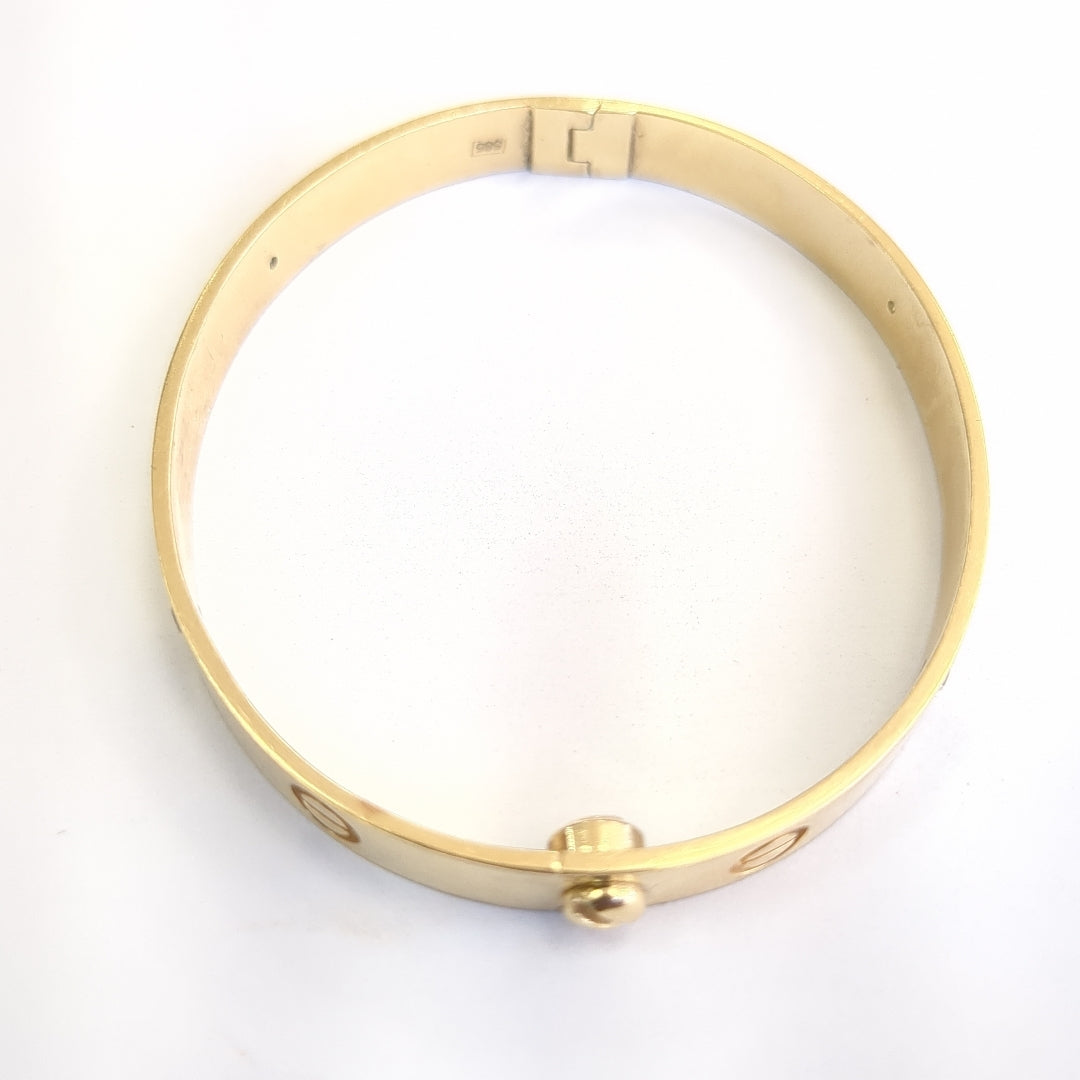 PULSERA RIGIDA ORO 14 K 20.3 GRMS (SEMINUEVO)
