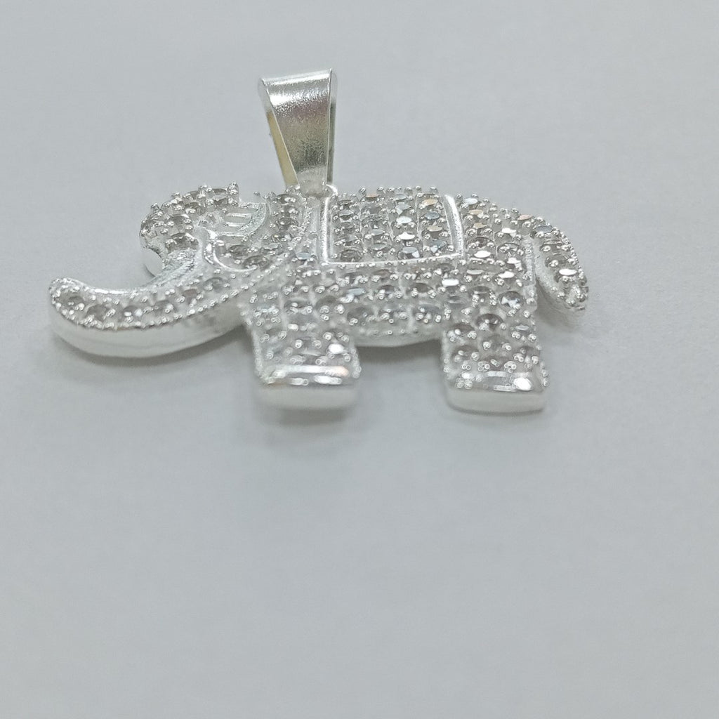 DIJE ELEFANTE C/CIRCONIAS PLATA .925 5.3 GR (NUEVO)