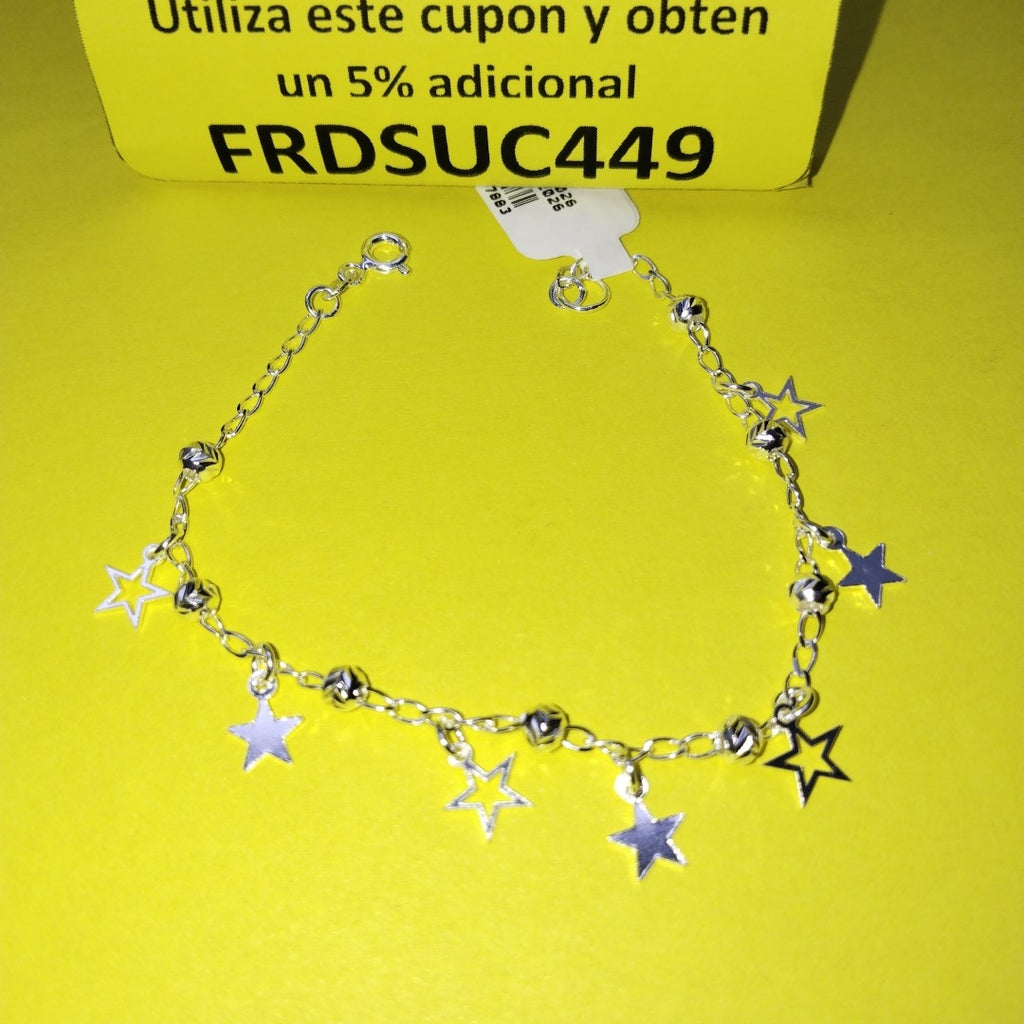 PULSERA TEJIDO ESPECIAL PLATA .925 18 CM 3.1 GR (NUEVO)