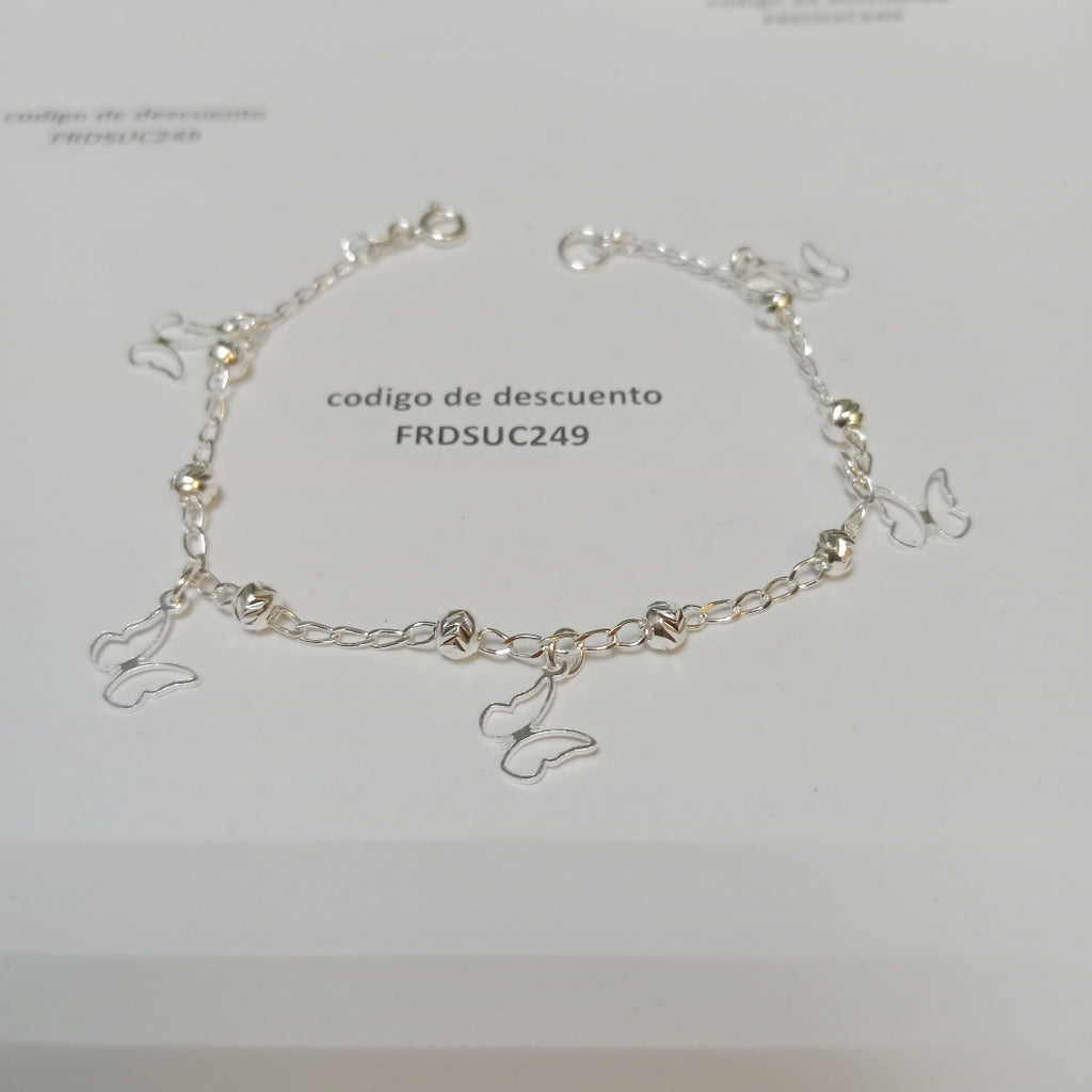 PULSERA TEJIDO ESPECIAL PLATA .925 18 CM 2.9 GR (NUEVO)