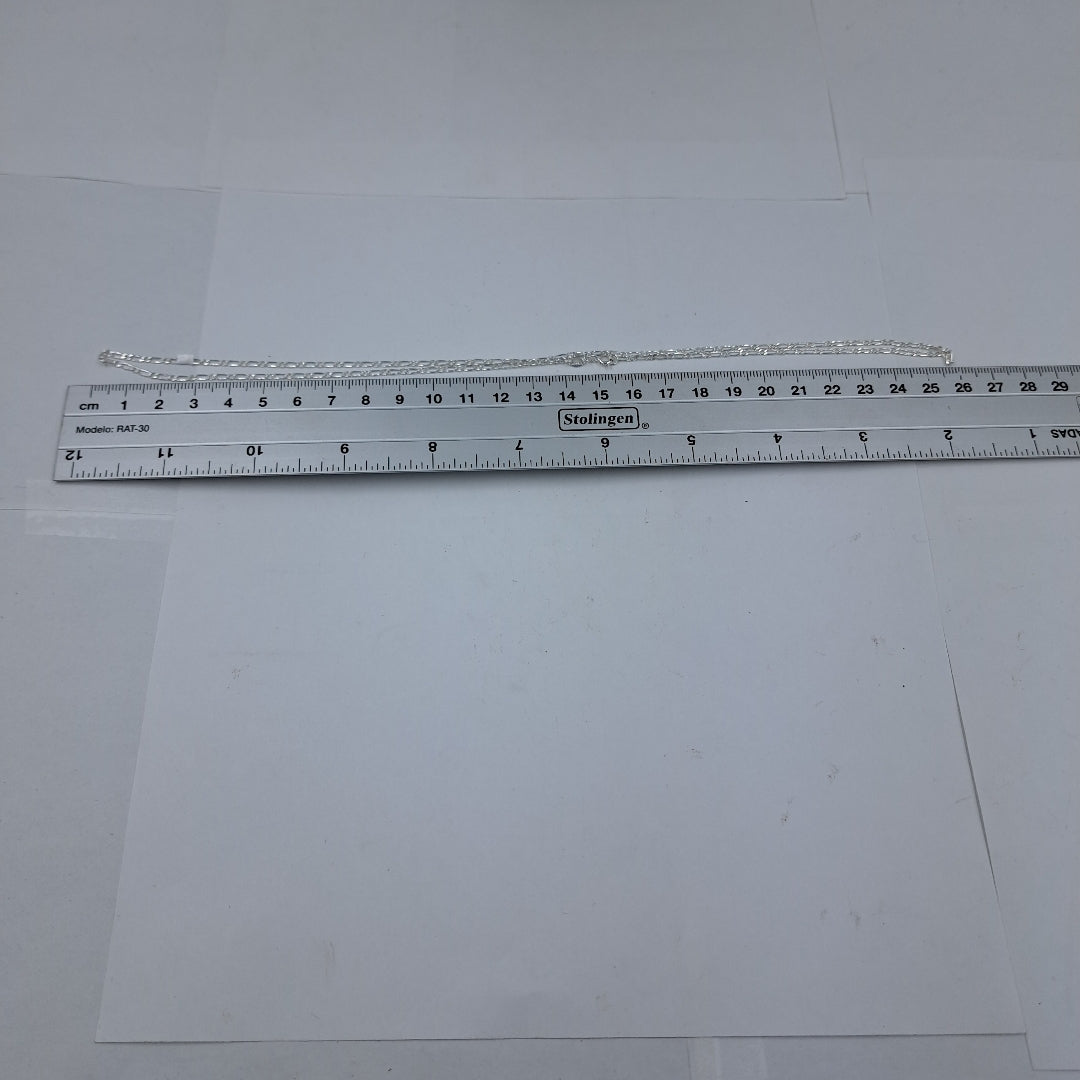 CADENA TEJIDO 1X1 PLATA .925 55 CM 3 GR (NUEVO)